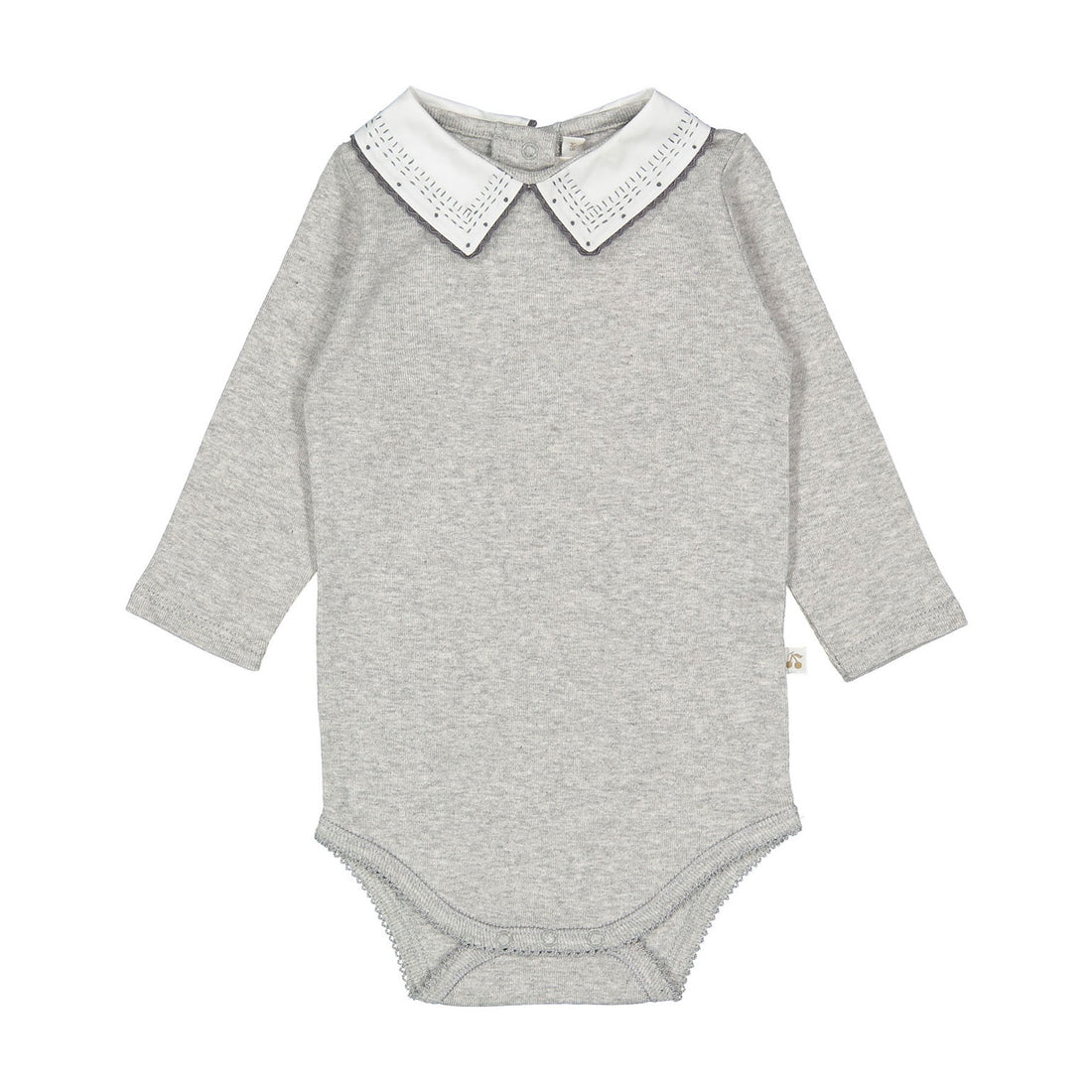 Bonpoint Mid Grey Septembre Bodysuit
