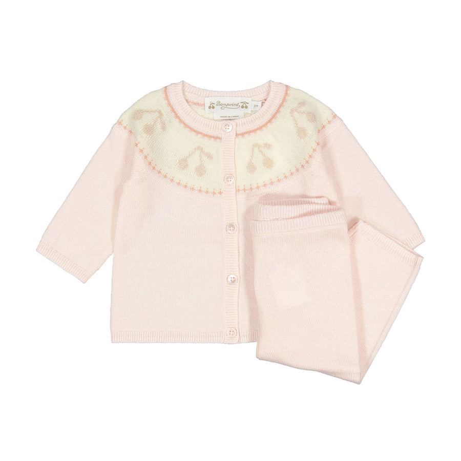 Bonpoint Dusy Pink Jenny Baby Set