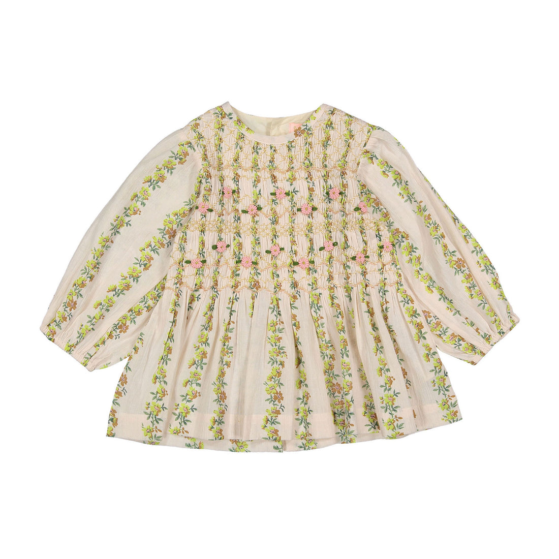 Bonjour Flower Farandole Crepe Blouse