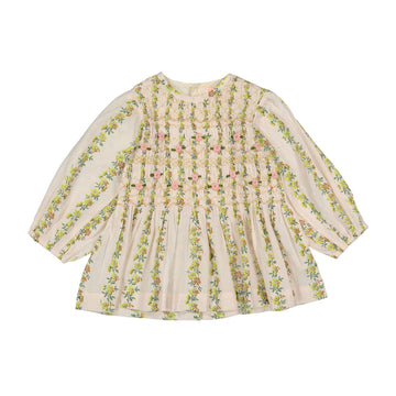  Flower Farandole Crepe Blouse