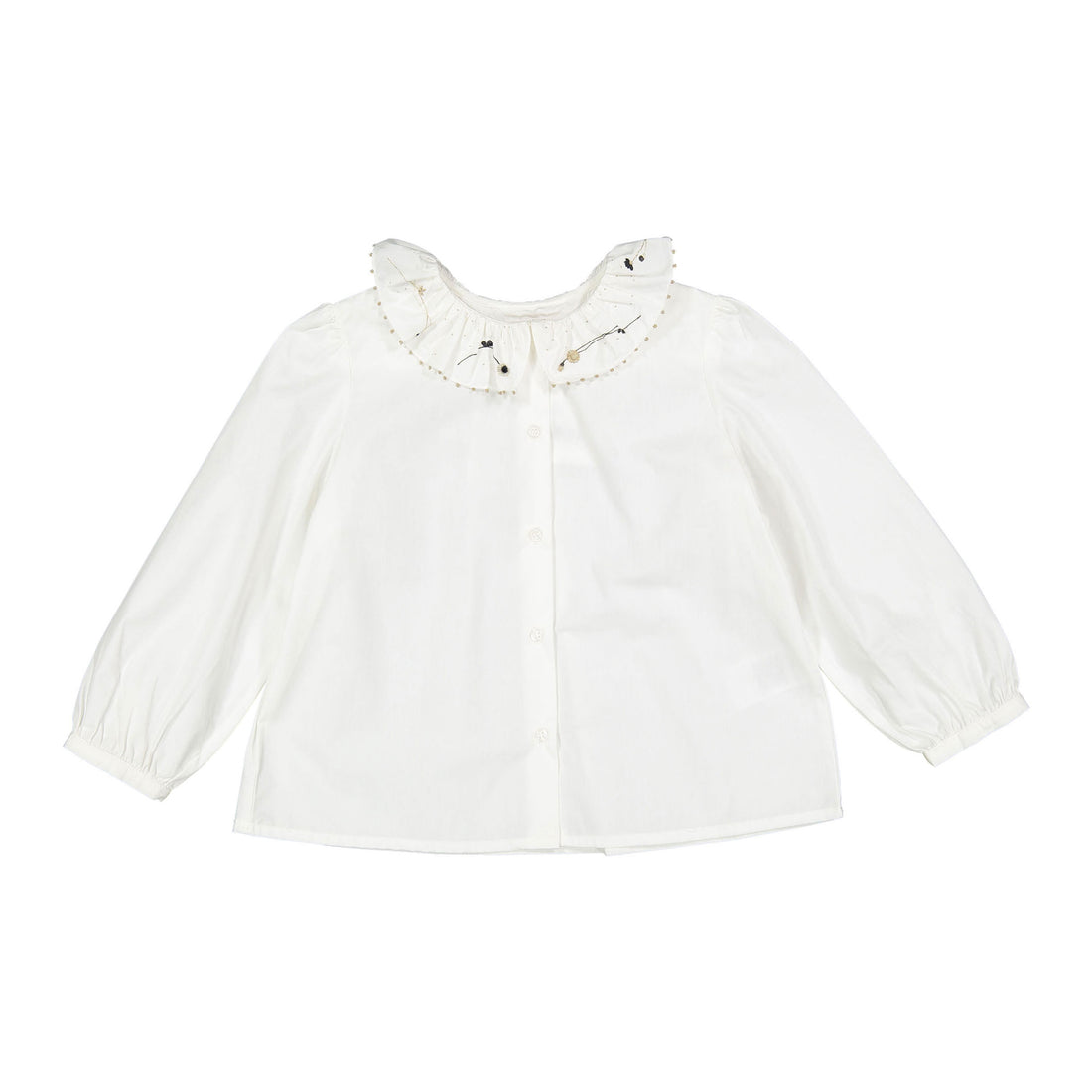 Bonpoint Off White Jora Blouse