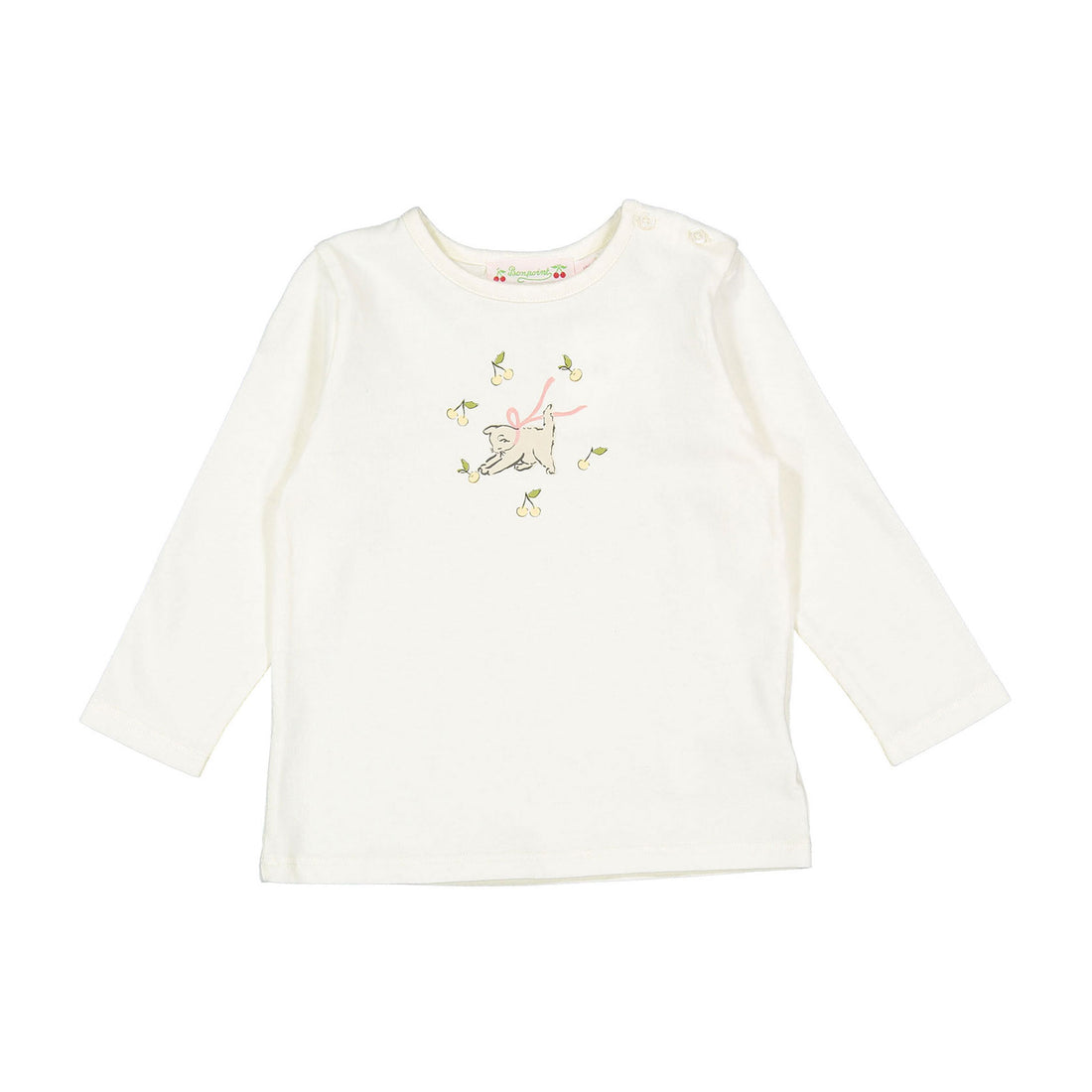 Bonpoint Ecru Tahsina Baby Tee