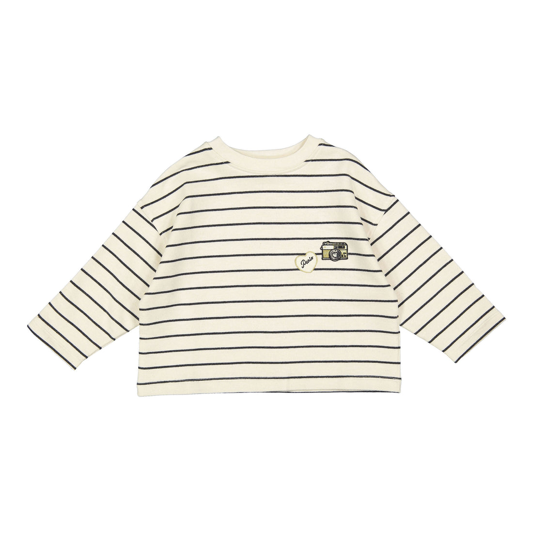 Bonpoint Black Stripe Gaya Sweatshirt