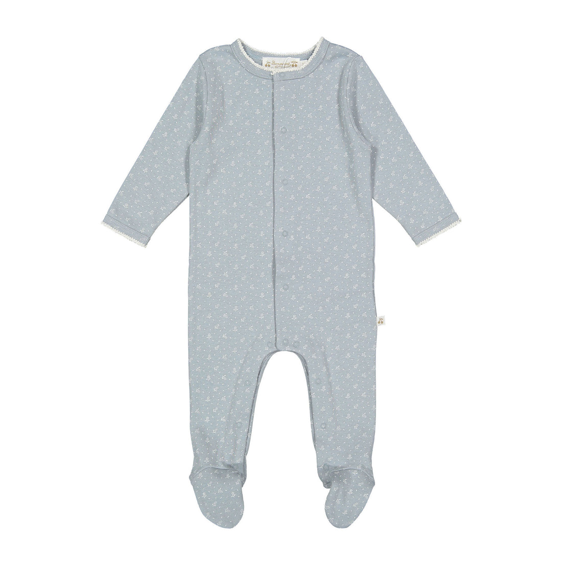 Bonpoint Blue Orange Golco Baby Footie