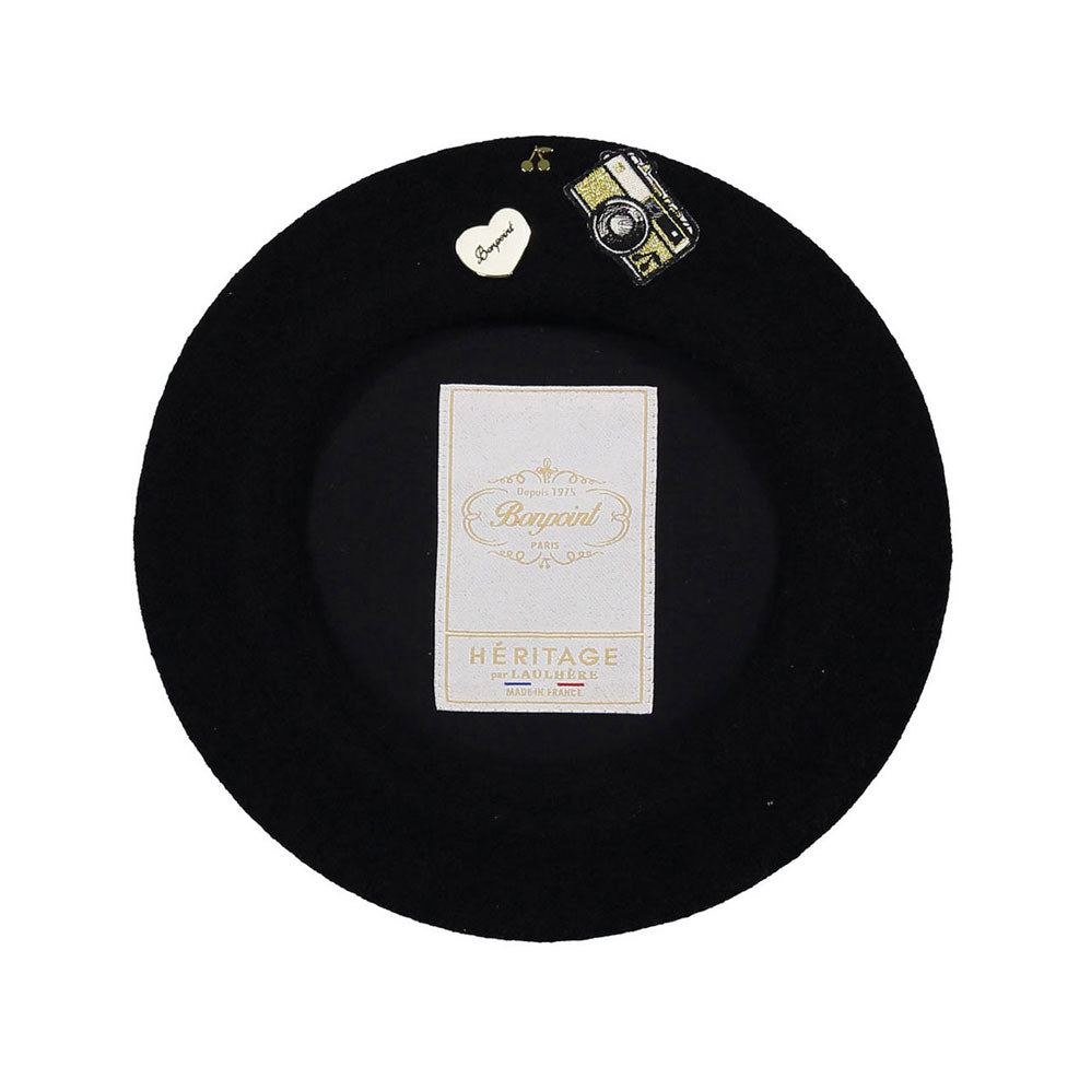 Bonpoint Black Beret