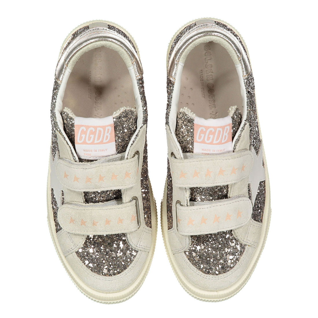 Golden Goose Cinder/Gray/Milk/Quartz May School Sneaker