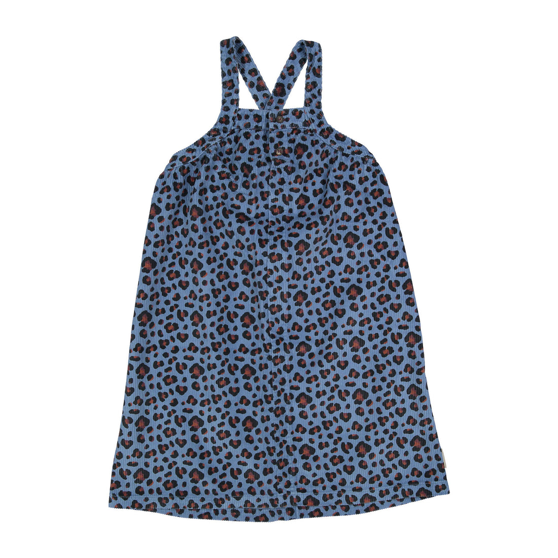 Piupiuchick Blue Animal Print Knee Length Dress
