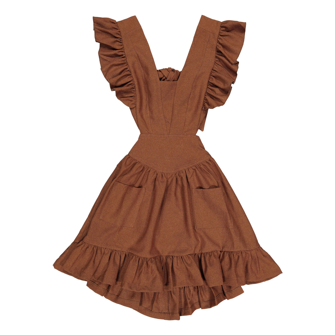 Darlin Rust Ruffle Jumper