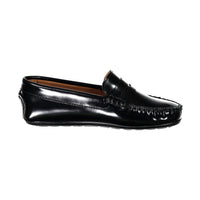 Papanatas Black Patent Leather Penny Loafers