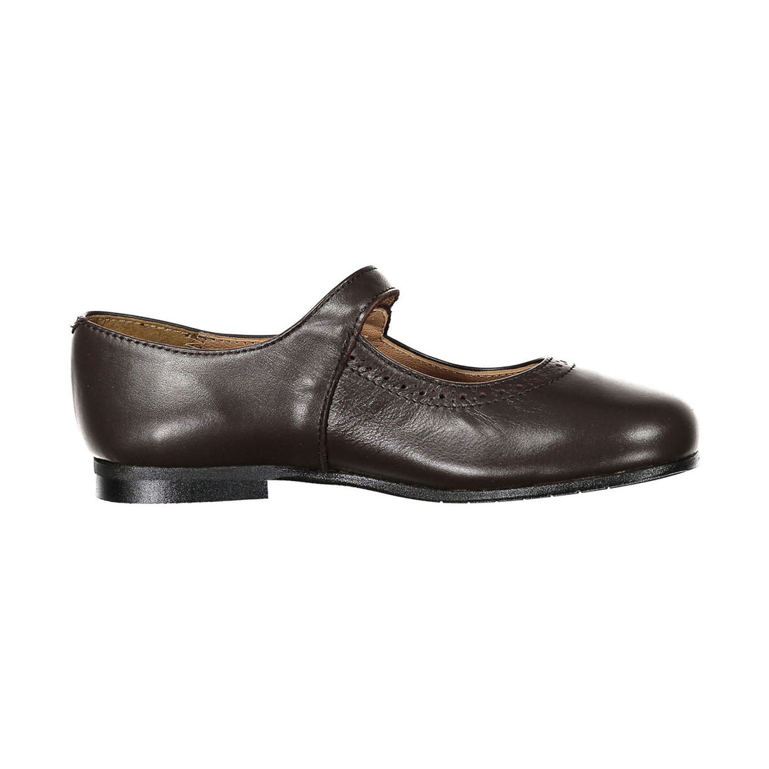 Papanatas Brown Old School Buckle Mary Janes
