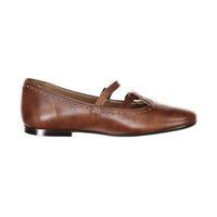 Papanatas Brown Double Buckle T-Strap