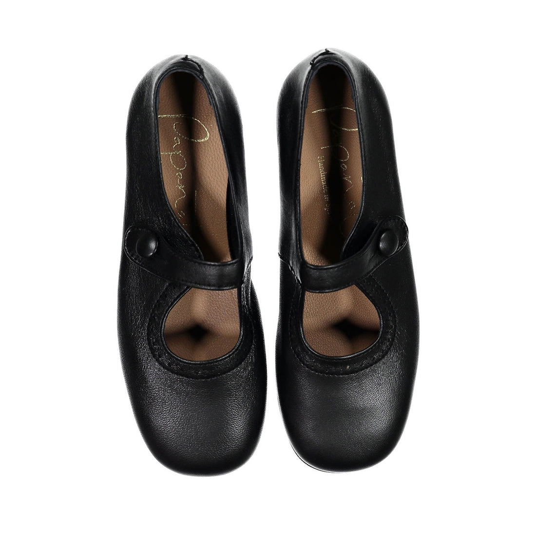 Papanatas Black Old School Mary Janes