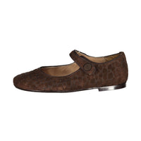 Papanatas Nut Croc Button Mary Janes