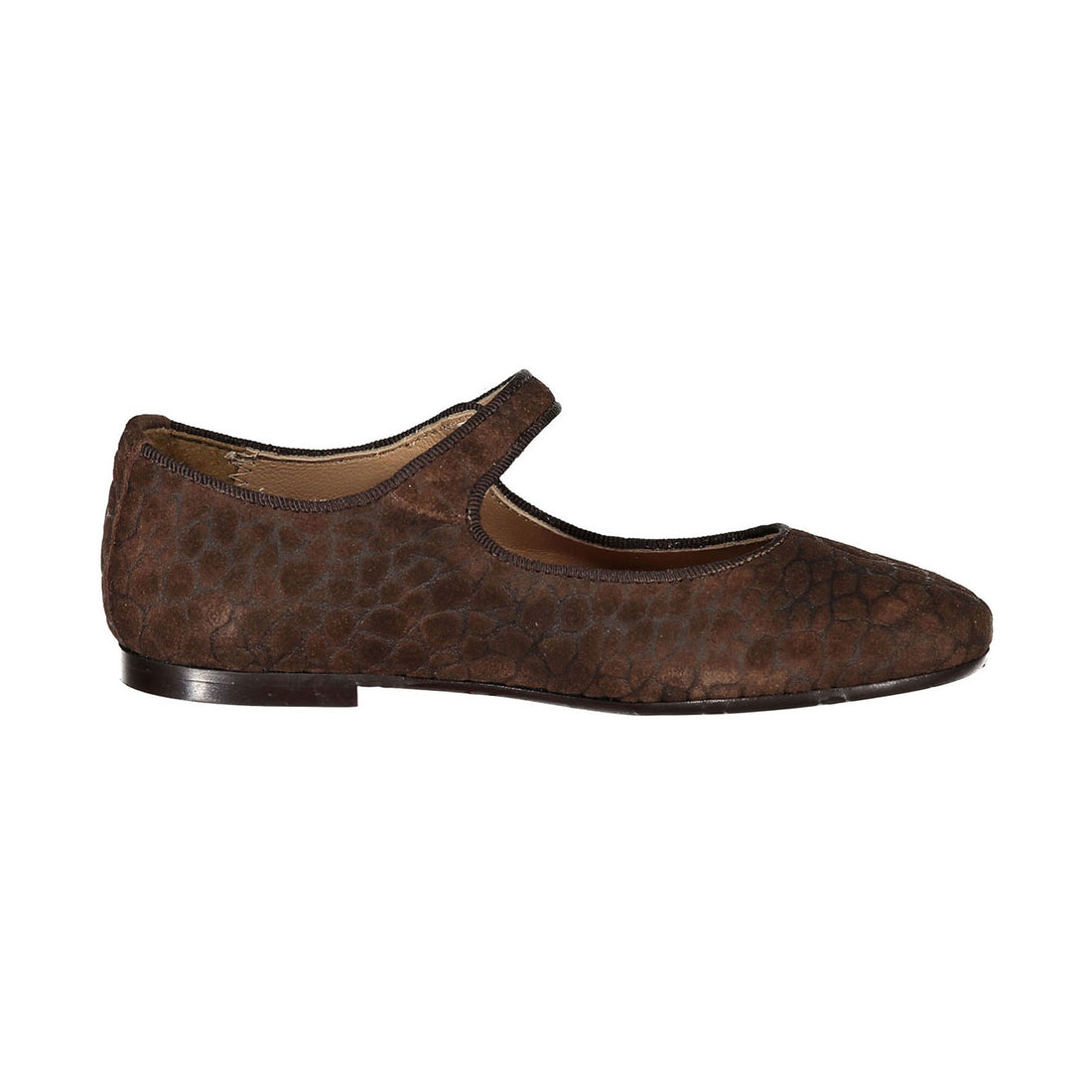 Papanatas Nut Croc Button Mary Janes