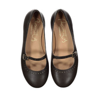 Papanatas Brown Low Cut Mary Janes