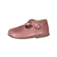 Papanatas Pink Leather Baby T-Straps