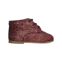 Papanatas Burgundy Wool Baby Laces Shoe