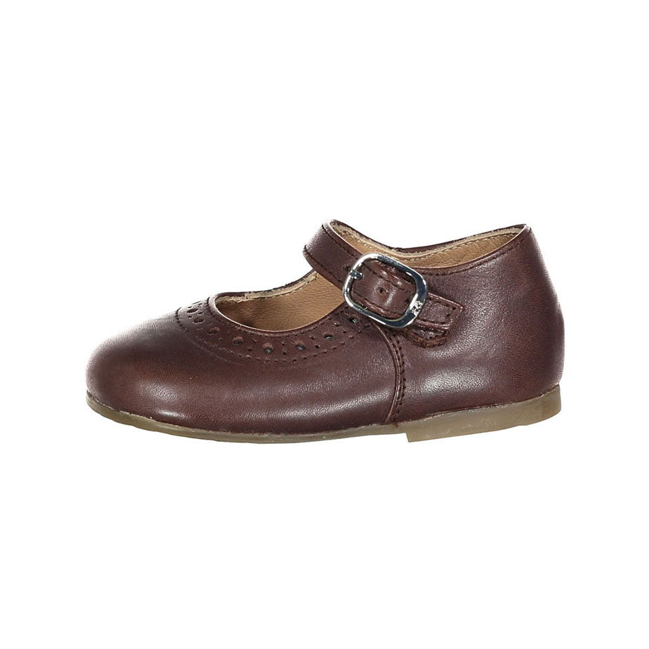 Papanatas Brown Baby Mary Janes