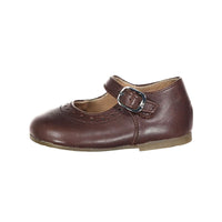 Papanatas Brown Baby Mary Janes