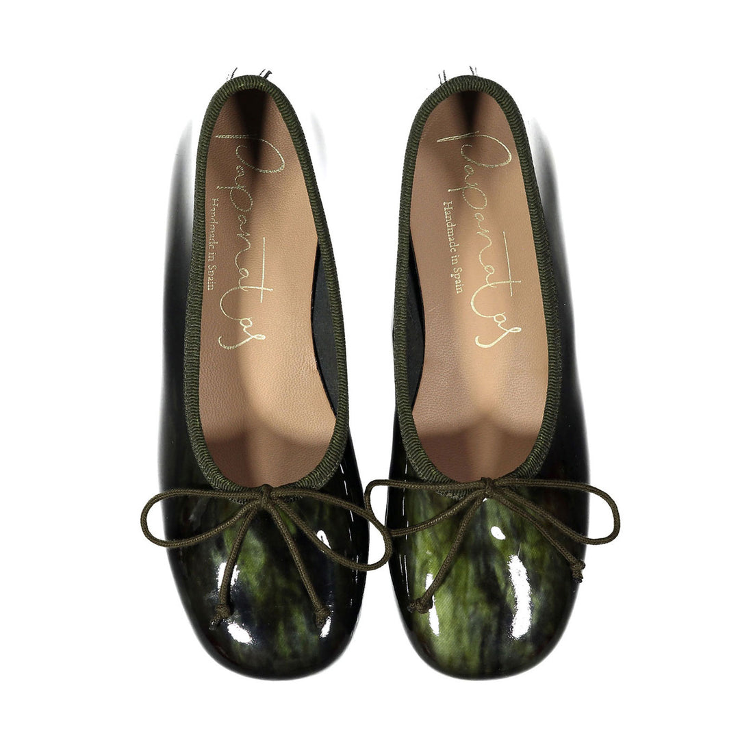 Papanatas Deep Emerald Soft Ballet Flat