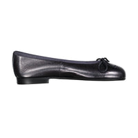 Papanatas Navy Leather Ballet Flat