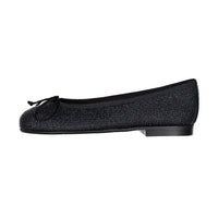 Papanatas Black Texture Ballet Flat