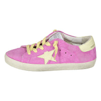 Golden Goose Pink/White/Light Yellow Super Star Sneaker
