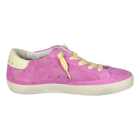 Golden Goose Pink/White/Light Yellow Super Star Sneaker