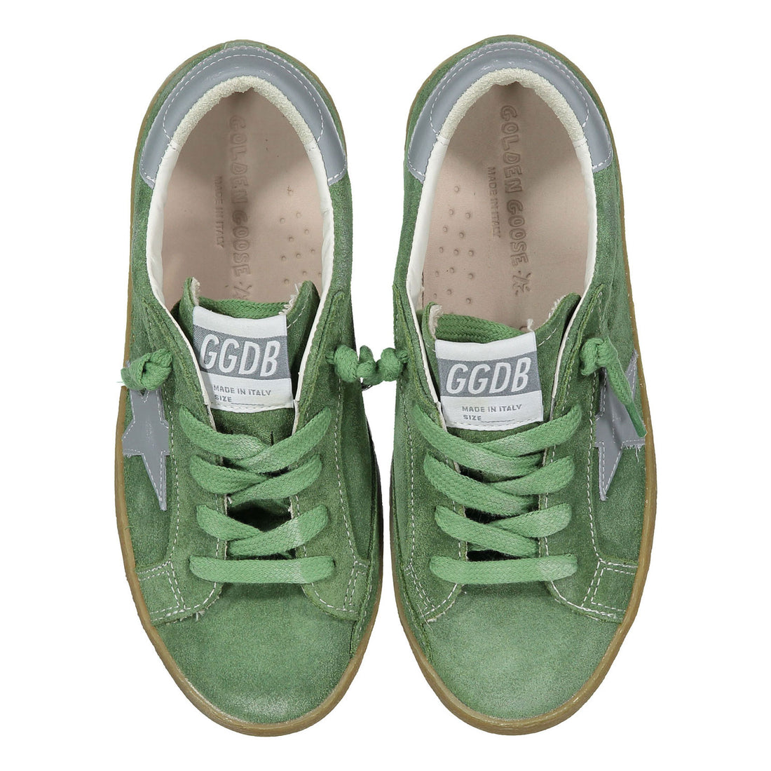 Golden Goose Green/Light Blue Super Star Sneaker – Ladida Golden Goose Green/Light Blue Super Star Sneaker – Ladida