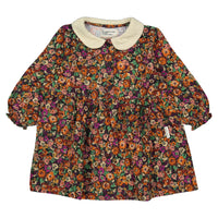 Piupiuchick Multicolor Flowers Knee Length Dress