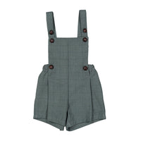 1984 Teal Grid Overalls