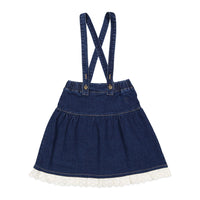 1984 Denim Suspender Skirt