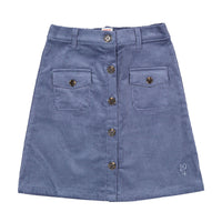 1984 Blue Corduroy Skirt