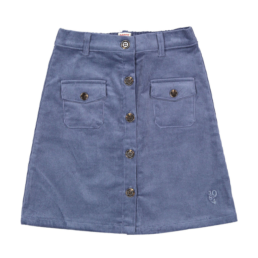 1984 Blue Corduroy Skirt