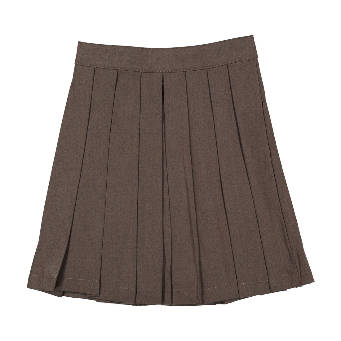 1984 Mocha Pleated Skirt