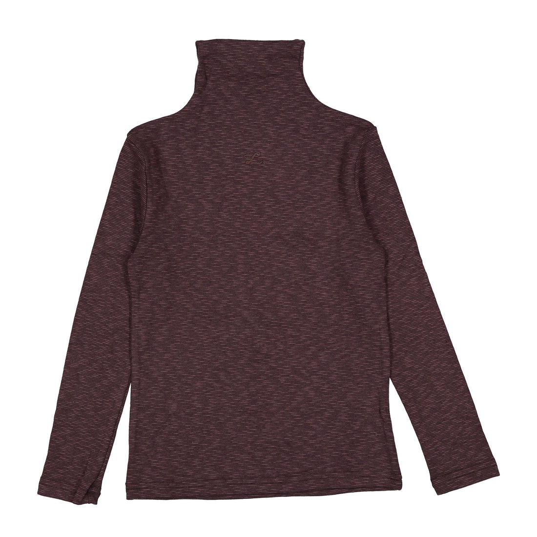 L by Ladida Eggplant Marled Turtleneck