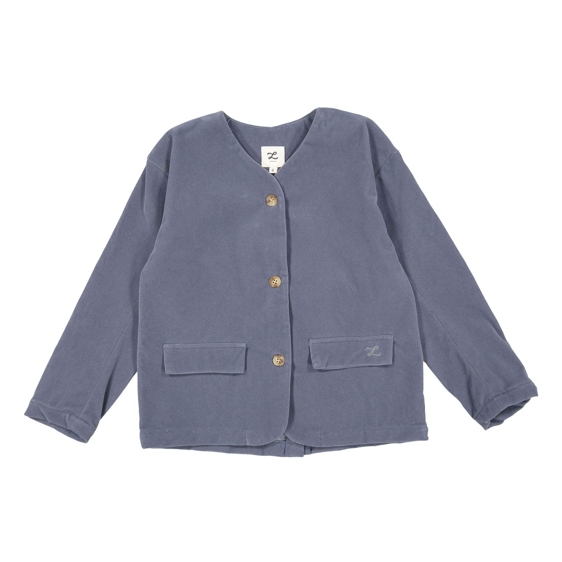 L by Ladida Blue Velvet Blazer