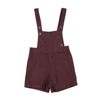 L by Ladida Eggplant Wool Overalls