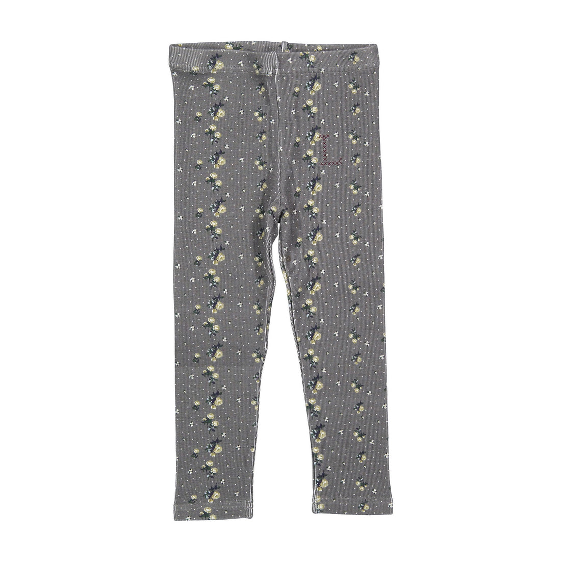 L by Ladida Grey Floral Leggings