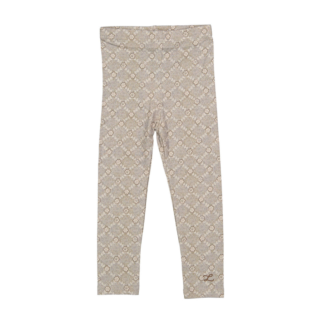 L by Ladida Floral Grid Printed Leggings