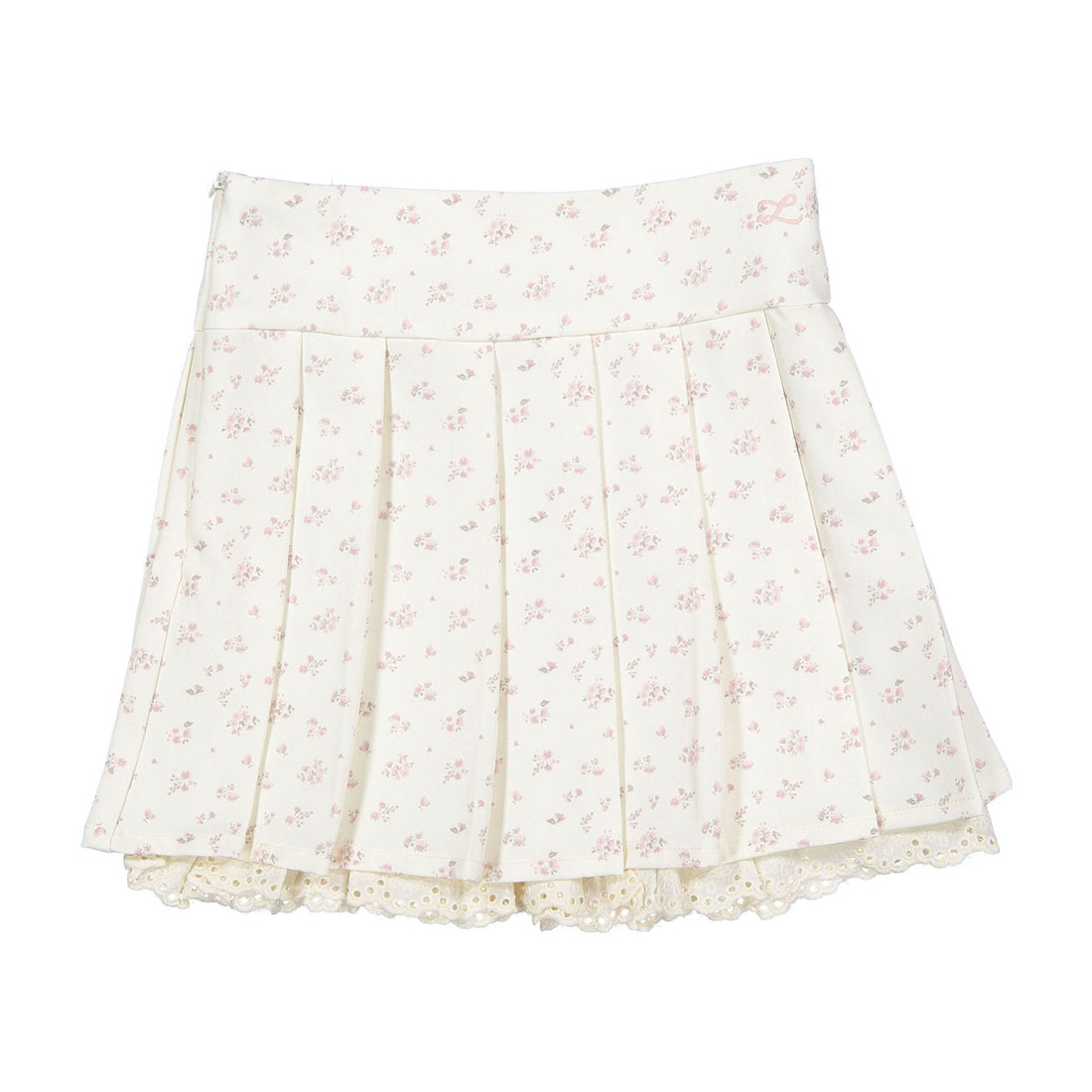 L by Ladida Cream Tiny Bud Skirt