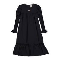 L by Ladida Black Smock Sleeve Robe