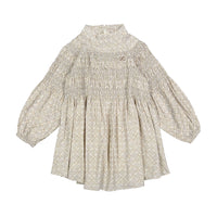 L by Ladida Floral Grid Smocked Dress