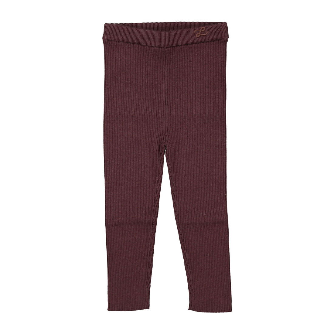 L by Ladida Brown Knit Rib Leggings