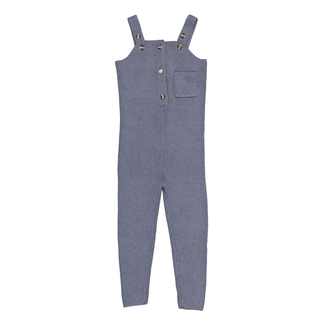 L by Ladida Greyish Blue Knit Overalls