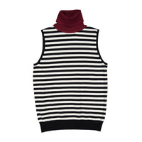 Clubhouse Black/White Striped Cardigan Set
