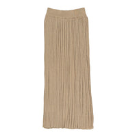 ELEMENTS Gold Metallic Pleated Skirt