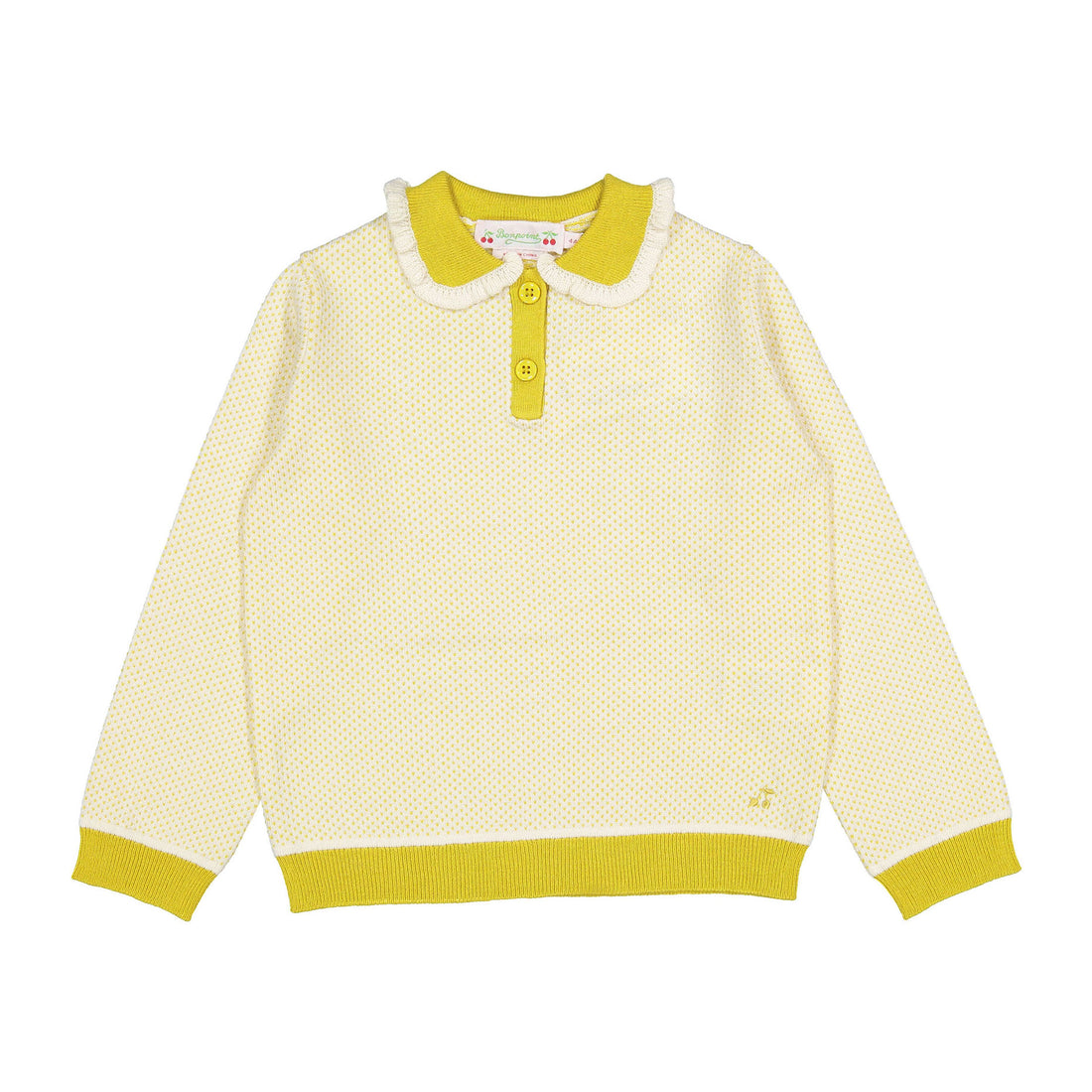 Bonpoint Yellow Jrynja Sweater