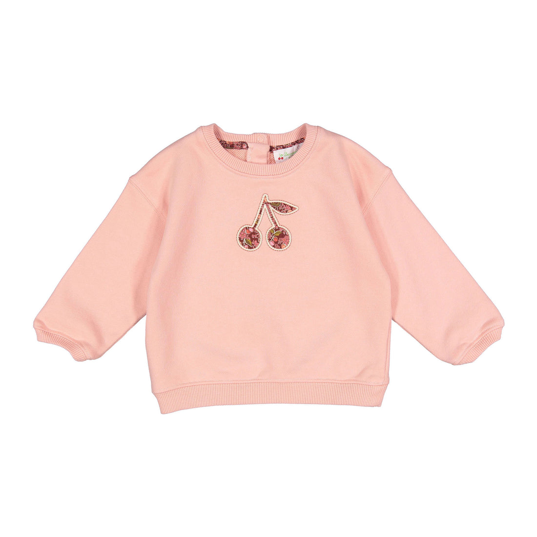 Bonpoint Pink Dahlia Baby Sweatshirt
