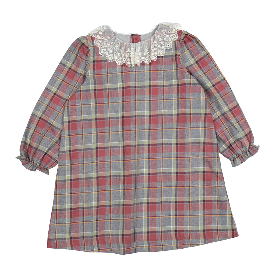 Bonpoint Burgundy Puzzle Dress
